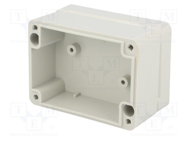 Plastmasas korpuss, 50x70x36mm, IP65, ABS, pelēkā krasa