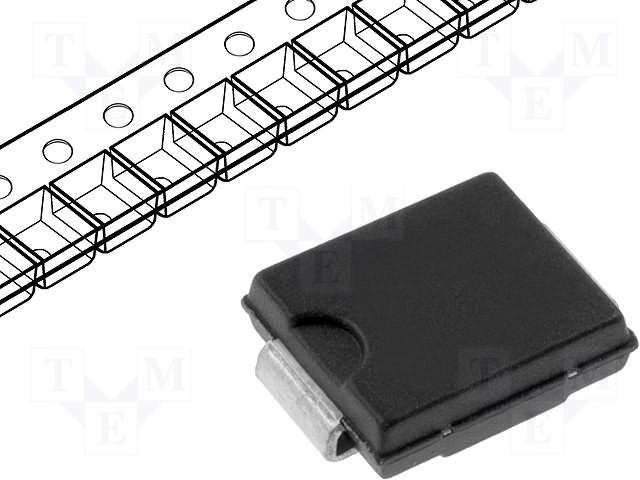 MURS360T(U3J) SMD Diode, 600V, 3A, 75ns, SMC