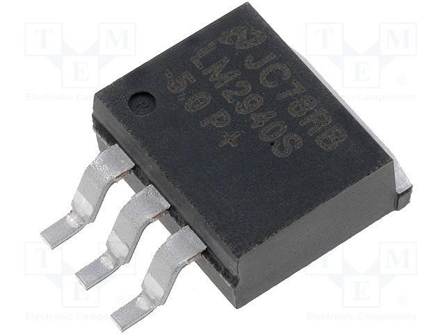 LM2940S-5.0 SMD Mikroshēma, LDO, 5V, 1A, TO-263