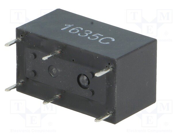 Relejs DC5V, DPST-NO, 2x5A/250VAC, 2x5A/30VDC, 83.3R(60mA), divi kontakti uz saslēgšanu, 20x10x10mm, OMRON