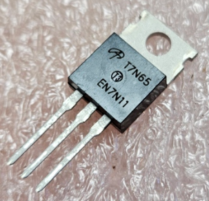 7N65(neizolēts) Tranzistors N-FET, 650V, ±30V, 7A, 192W, 1R3, TO-220