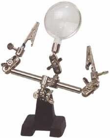 Galda tureklis ar palielina glāzi Ø60mm un plates turetajem, ZD-10D