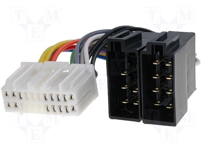 ZRS-140 Connector for radio Chrysler 2001-> ISO
