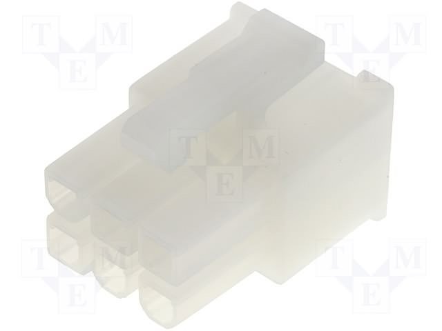 6pin(2x3), korpuss kontaktam "mama", 4.2x4.2mm, Mini-Fit® serija, taisns