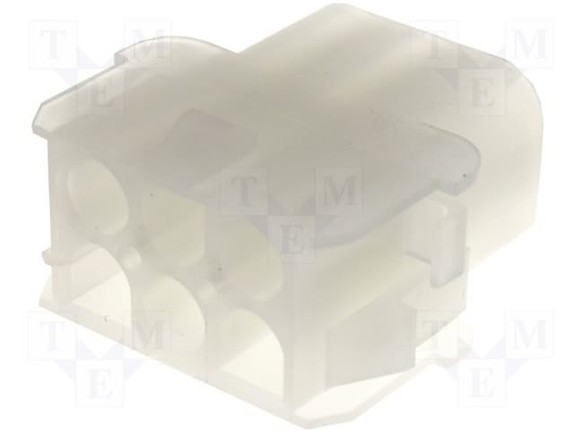 6pin(2x3), korpuss kontaktam "mama", 6.35x6.35mm, NLS serija, taisns