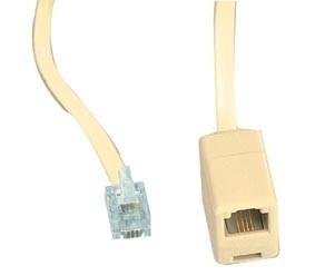 Telefona vada pagarinātājs štekers/ligzda 15m