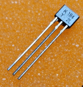 2SK184Y Tranzistors N-FET 50V, 14ma, 0.2W Idss>0,6mA, Up<1,5V, TO-92S