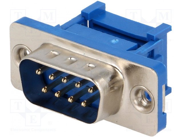 9PIN D-SUB, štekers, Flatcable IDC connector