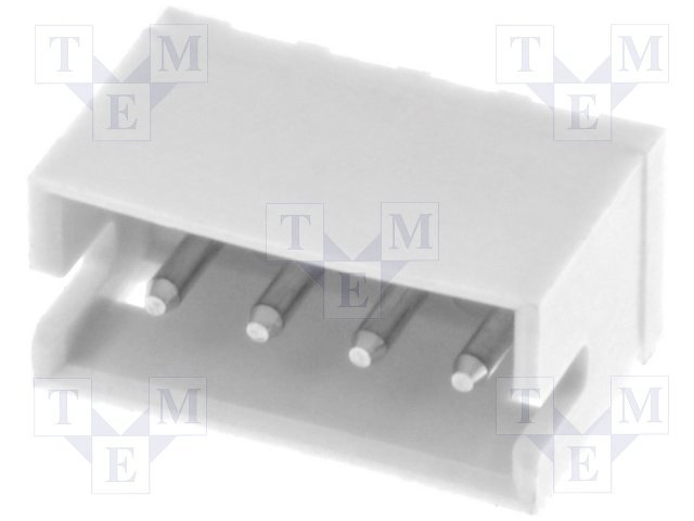 4pin, ligzda/papa, šasijai, solis=1.5mm, THT, 50V/1A