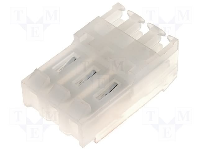 3pin, štekers/mama uz vadam, IDC, solis=3.96mm, 18AWG, 0.8mm², 300V/8A, CE156