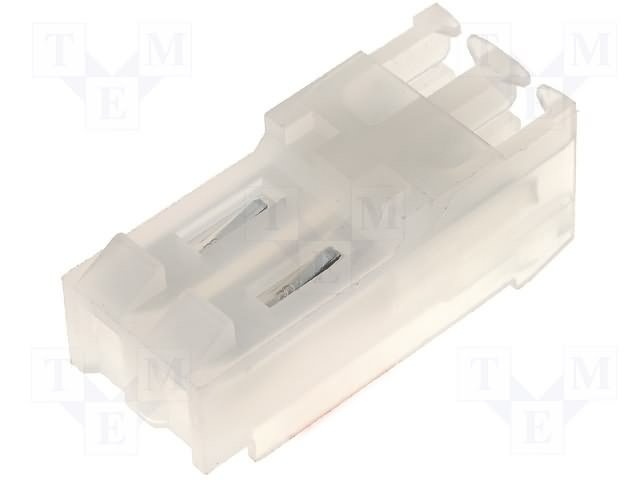 2pin, štekers/mama uz vadam, IDC, solis=3.96mm, 18AWG, 0.8mm², 300V/8A, CE156