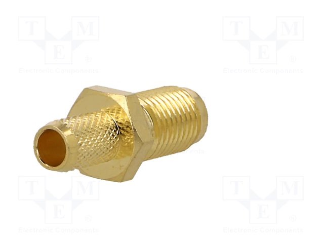 SMA ligzda, crimp RG58, centrā ir papa, reverse