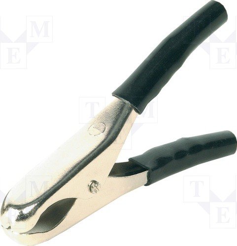 Krokodils liela izmēra 15A, 65mm, melna krasa