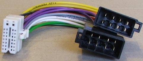 ZRS-110 štekers CLARION 718R=>ISO auto savienotājvads => ISO-CLARION16P