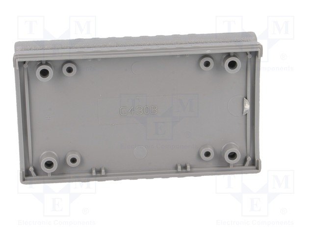 Plastmasas korpuss, 50x90x16mm, IP54, ABS, pelēkā krasa