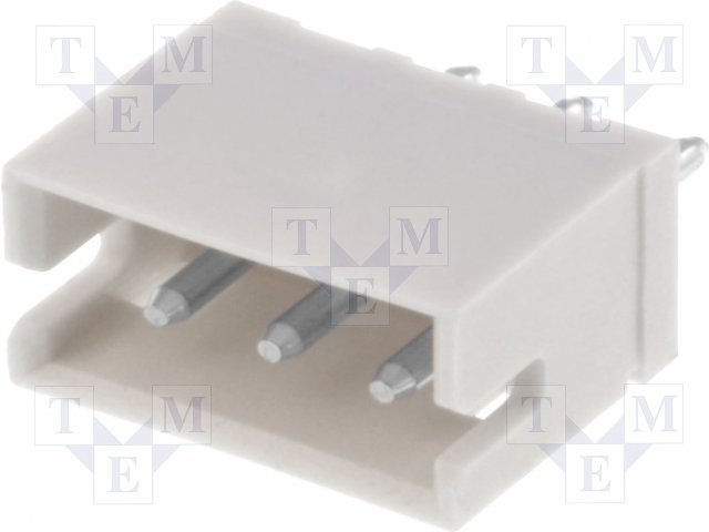 3pin, ligzda/papa, šasijai, solis=1.5mm, THT, 50V/1A