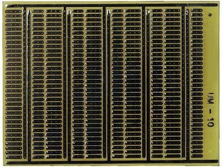 Maketēšanas plate 125x94mm ar 1462 caurumiem, stikltekstolits, 1.5mm