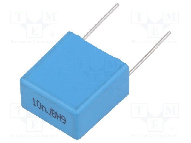 10nF/2500VDC, 900VAC, ±5%, polipropilēns kondensātors 15mm, 18x11x19mm, KEMET