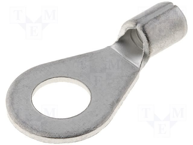 Slēgta gredzena spaile, M5, vadam, metaliska, 1.5...2.5mm2