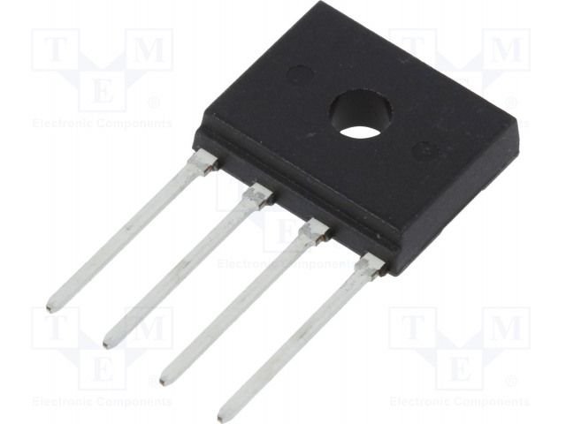 D2UB60 Tiltiņš 600V, 2A, 14x11x3mm, plakans, vertikāls, D3K, D3K