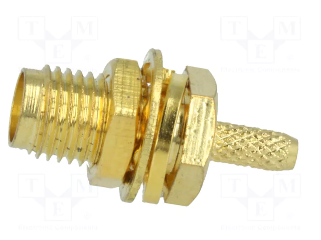 SMA ligzda, crimp RG174, centrā ir ligzda