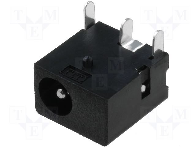 1.3*3.5mm, ligzda, THT, on/off, 1A/12VDC, CLIFF