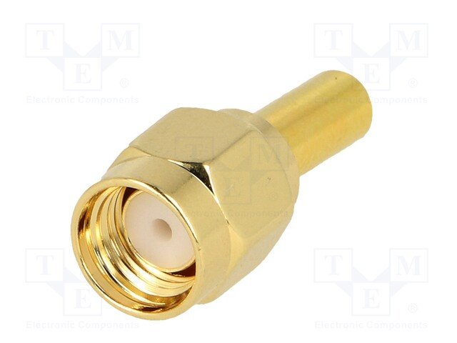 SMA štekers, crimp RG174, centrā ir ligzda, reverse