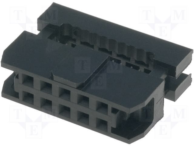 10pin(2x5), IDC, "mama/šleife", solis=2.0x2.0mm, taisns