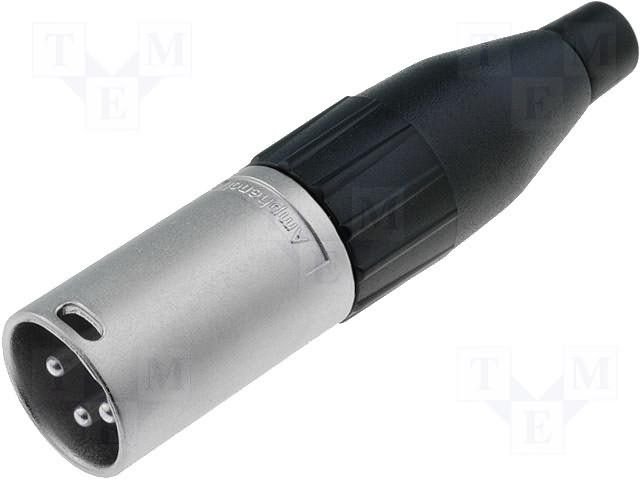 XLR 3PIN, štekers uz vadu, AMPHENOL