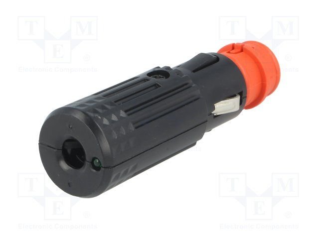 auto štekeris piepīpētājam ar drošinatajiem, vadam, 12V/24V, 15A, LED