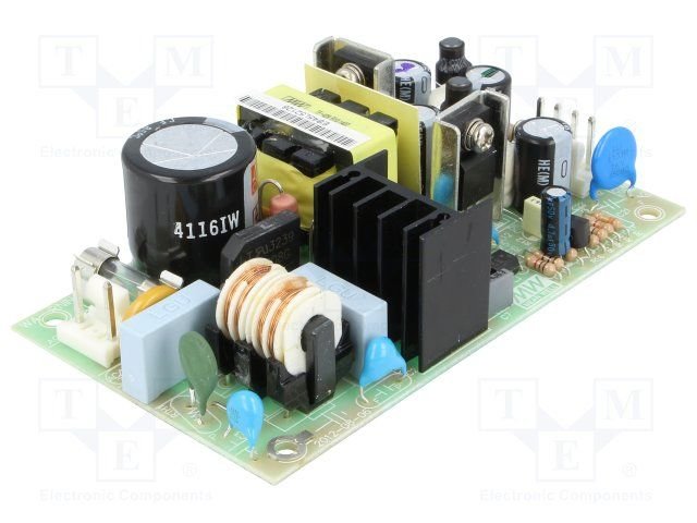 Impulsu barošanas bloks 85-264V=>+15V, -15V, 2*0.8A, 24W, 107x61x28mm, 140g.
