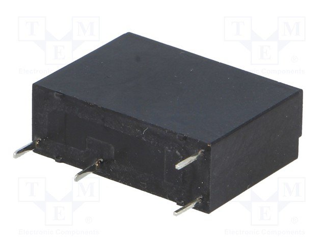 Relejs DC5V, SPST-NO, 5A/250VAC, 3A/30VDC, 125R(40mA), viens kontakts uz saslēgšanu, 20.5x7.2x15.3mm, OMRON