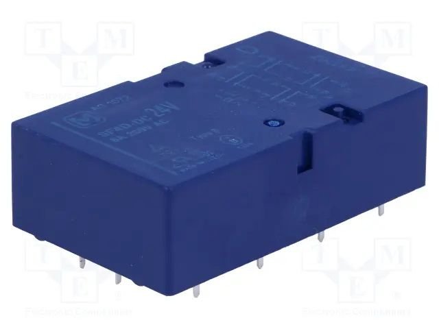 Relejs DC24V, SPST-NO x4 + SPST-NC x4, 8x6A/250VAC, 8x3A/24VDC, 1152Ω(20.8mA), 53.3x33x16.5mm, PANASONIC, Pēc iepriekšēja pasūtījuma
