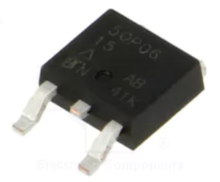50P06 SMD Tranzistors P-FET, LogL(-1...-3V), -60V, ±20V, -50A, 113W, 0R012, TO-252