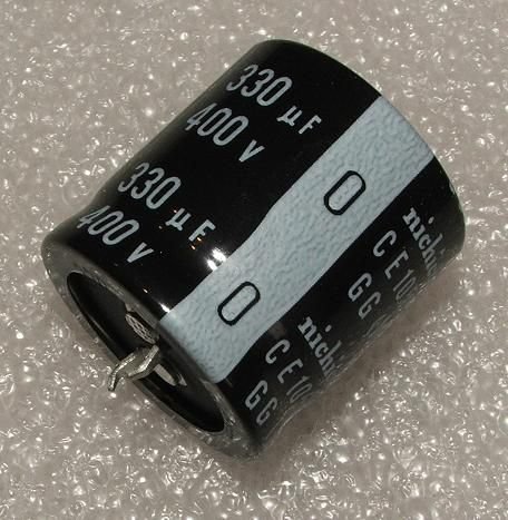 330/400V, 105C, Ø30x30mm, ±20%, Kondensators elektrolītisks, 2000h, SNAP-IN, NICHICON