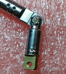 Antēna 5.0mm 120/370mm, ar piestiprinājumu