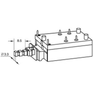 Sledzējs ME7, 5/80A 250VAC, augsts, ar papildus kontaktiem