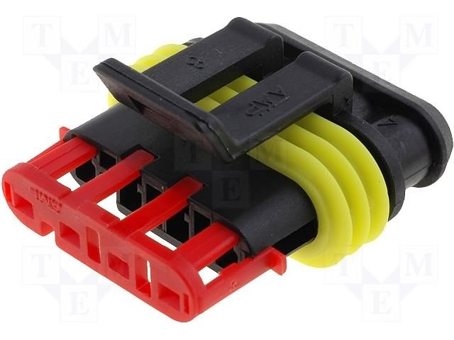 AMP serija Superseal 1.5 "mama" 4PIN, IP67, 14A/24VDC