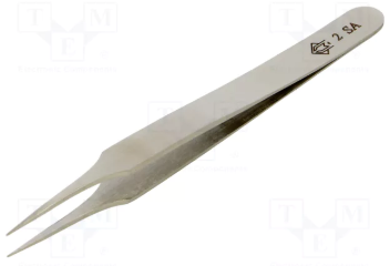 Pincete L=120mm, tērauds, taisnās beigas