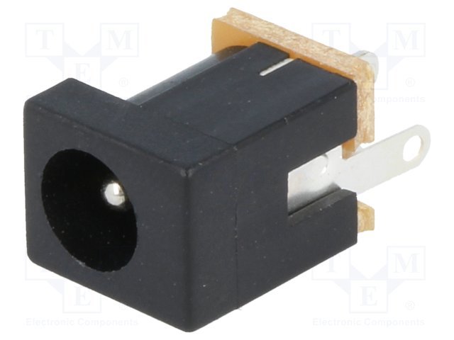 2.1*5.5mm, ligzda, vadam, on/off, 5A/12VDC, vertikala, CLIFF