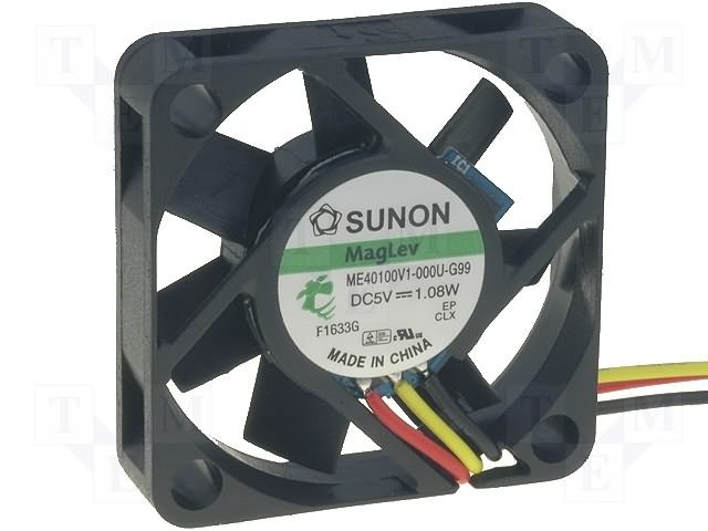 40x40x10mm, DC5V, MagLev, 13.59m3/h, 32dB, 5800rpm, 0.95W, Ventilator ar devejam