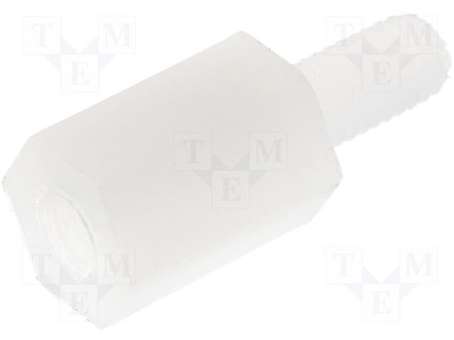 Distancers plastmasas L=7mm, M3 iekšeja vitne- M3 areja vitne