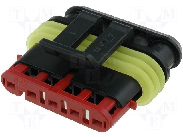 AMP serija Superseal 1.5 "mama" 5PIN, IP67, 14A/24VDC