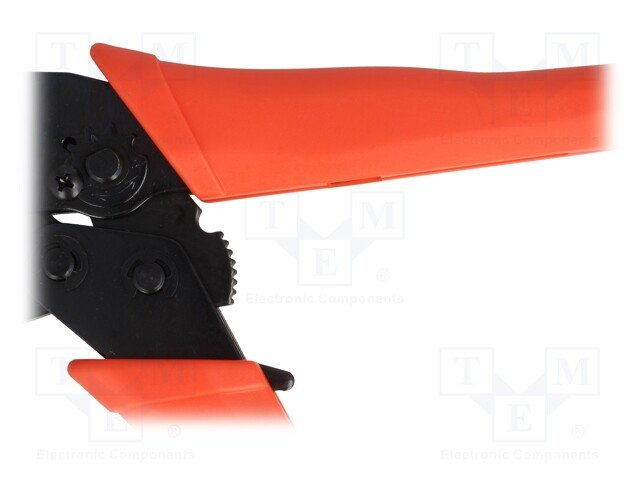 Crimp stanga izolētiem uzgaļiem (sarkana, zila, dzeltena)