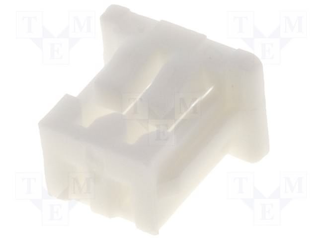 2pin, štekers/mama uz vadam, bez kontaktiem, solis=1.25mm, 32AWG, 0.032mm², 125V/1A, Micro serija