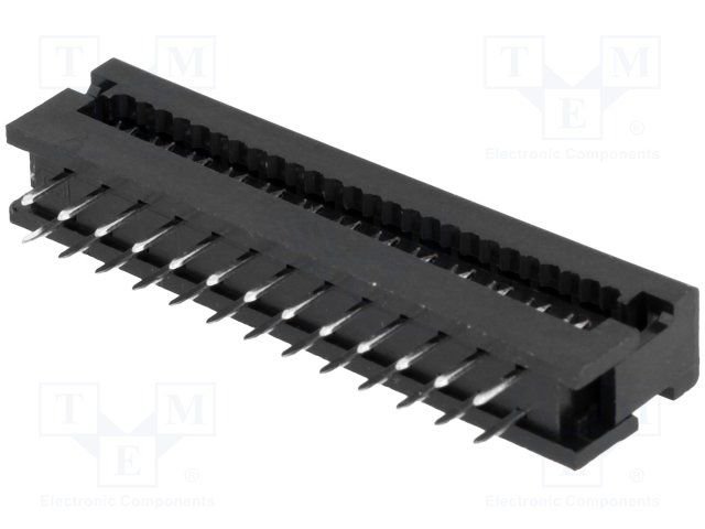 26pin(2x13), IDC, šleife/THT, solis=2.54x2.54mm