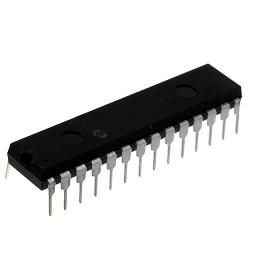 PIC32MX170F256B-50I/SP Mikroshēma PIC microcontroller, Memory:256kB, SRAM:64kB, 50MHz, DIP28-300