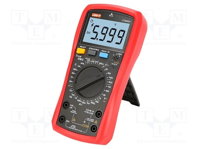 UT890D+ Multimetrs (barošana R6, AA, 1.5V x2)