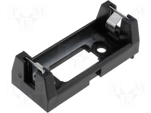 Bateriju turētājs, CR123A, THT