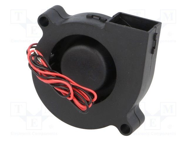 50x50x15mm, DC12V, blower, MagLev, 7.63m3/h, 39.6dBA, 5200prm, 1.14W, Ventilators